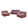 Paire de fauteuils et canapé De Sede en cuir cognac des années 70/80