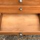 Commode vintage bois brut massif 1950
