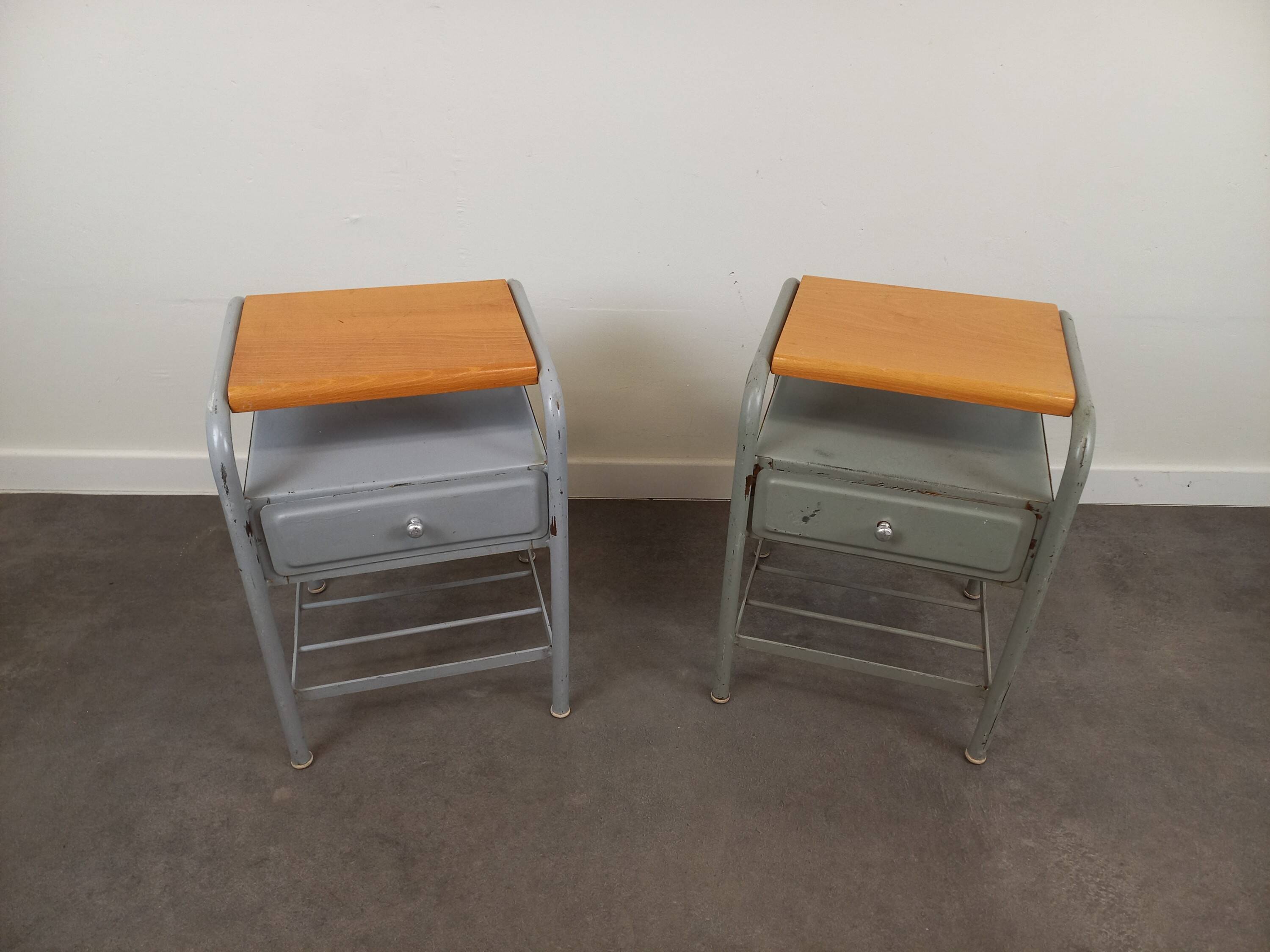 Pair of 50s bedside tables