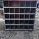Workshop furniture with double-sided lockers