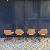 Pierre Guariche ARP Steiner Barrel Chairs x4