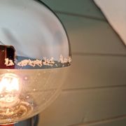 Pair of Space Age wall sconces, Motoko Ishii, Staff Leuchten, 1970