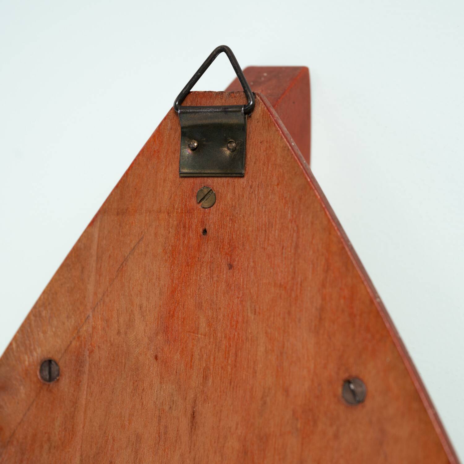 Art Deco Amsterdam School wall mirror in oak, The Netherlands, 1920s