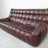 Vintage leather sofa 1970s