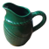 Pichet vert à eau de Poët Laval modèle bandeau Art déco
