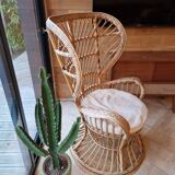 Gio Ponti wicker armchair