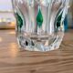 Vase Saint-Louis en cristal taillé vert – Art de la table & décoration