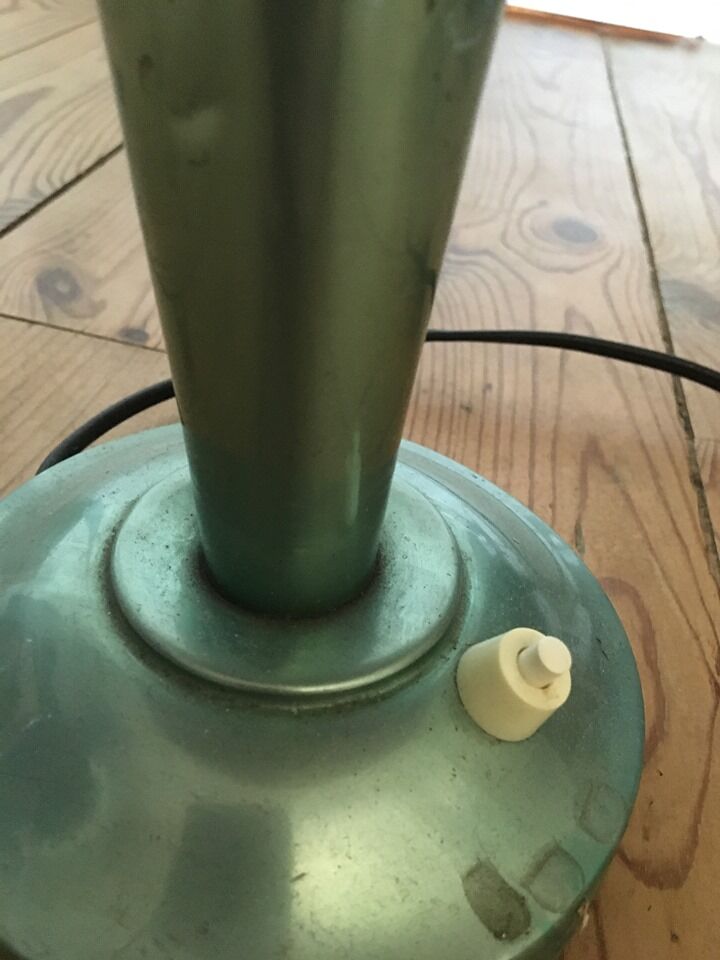 Mushroom lamp in tole 40