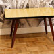 Formica coffee table, compass legs