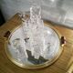 Large art deco mirror tray