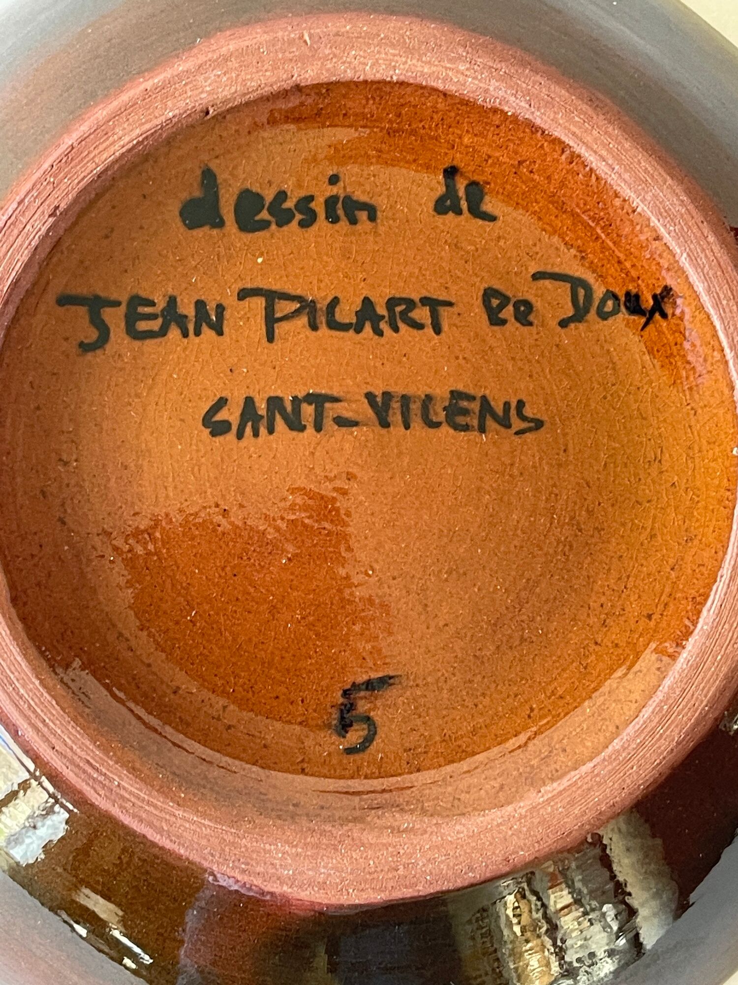 Coupe vide -poche vintage Jean Picard Le Doux Sant Vicens