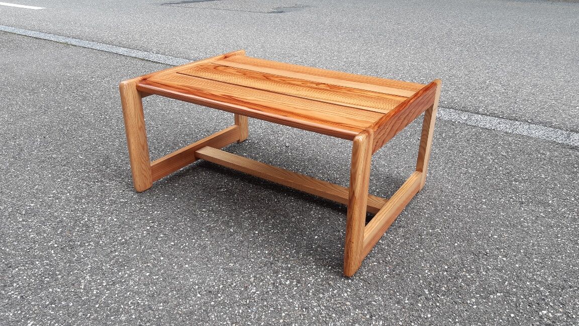 Solid pine coffee table 1980