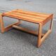 Table basse pin massif 1980