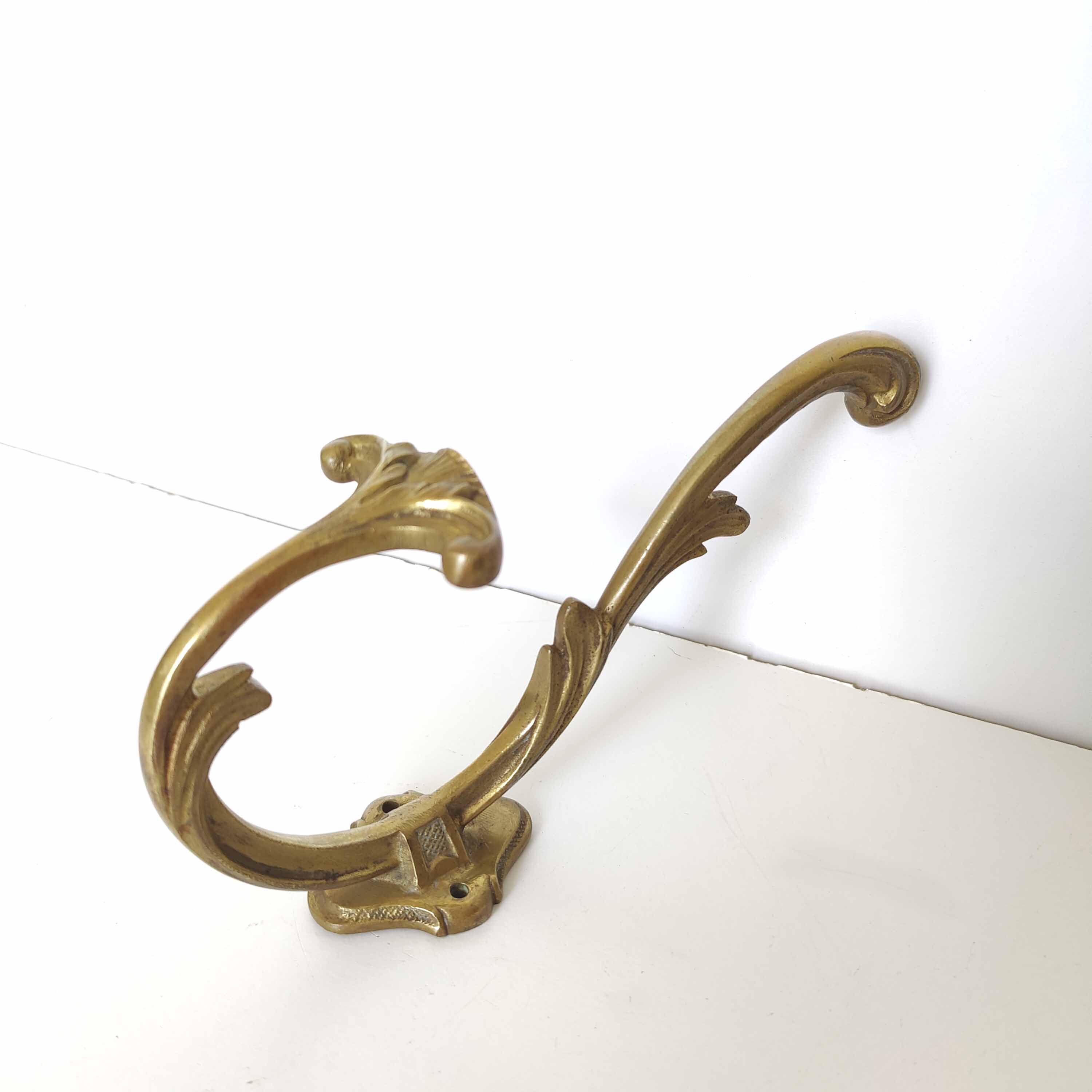 Golden brass hook