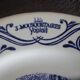 4 assiettes publicitaires Yoplait- Les 3 mousquetaires