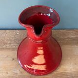 Wide pitcher in glazed sandstone