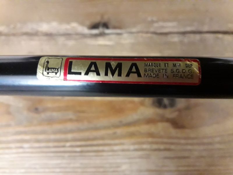 Deckchair Lama chrome vintage fabric