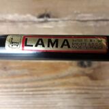 Deckchair Lama chrome vintage fabric