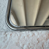 70s tubular chrome design mirror