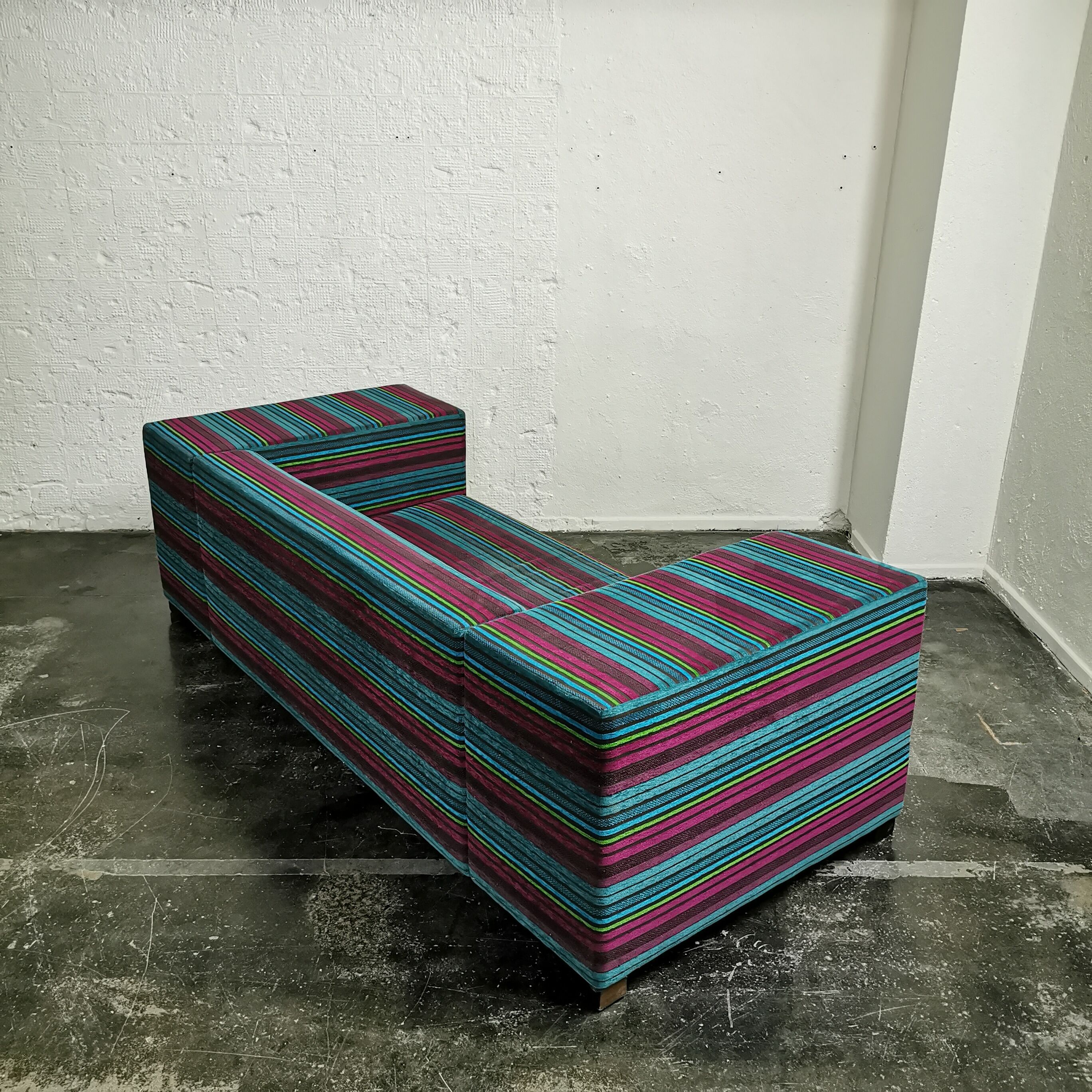 Contemporary 2-seater fabric sofa, Designers Guild