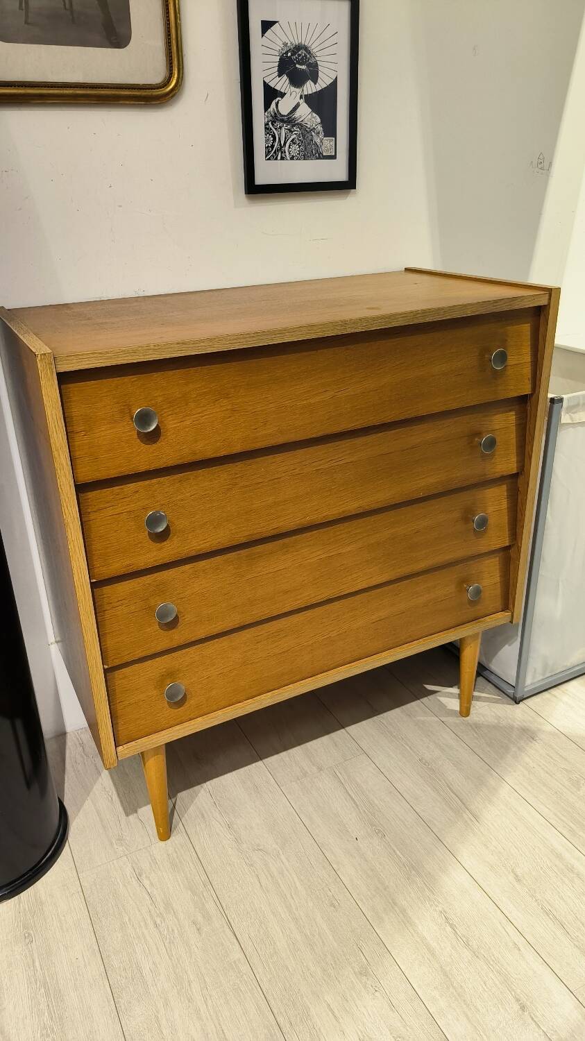 Vintage Scandinavian chest of drawers from the 1960s and 1970s