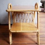 Rattan sofa end/magazine door