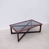 Table basse scandinave en palissandre de dyrlund, danemark 1970