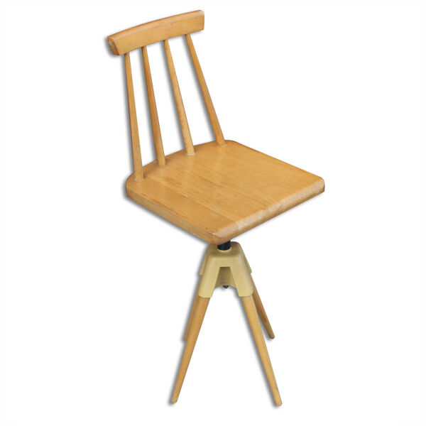 Chaise pivotante du milieu du siècle, Tchécoslovaquie, années 1960