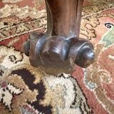 Méridienne époque Napoléon III en noyer sculpté