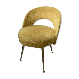 Pelfran chair 60-70's yellow