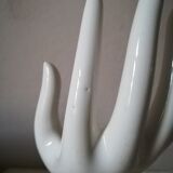 Baguier soliflore white hand