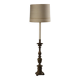 Antique candlestick with lampshade Italy 20th Century