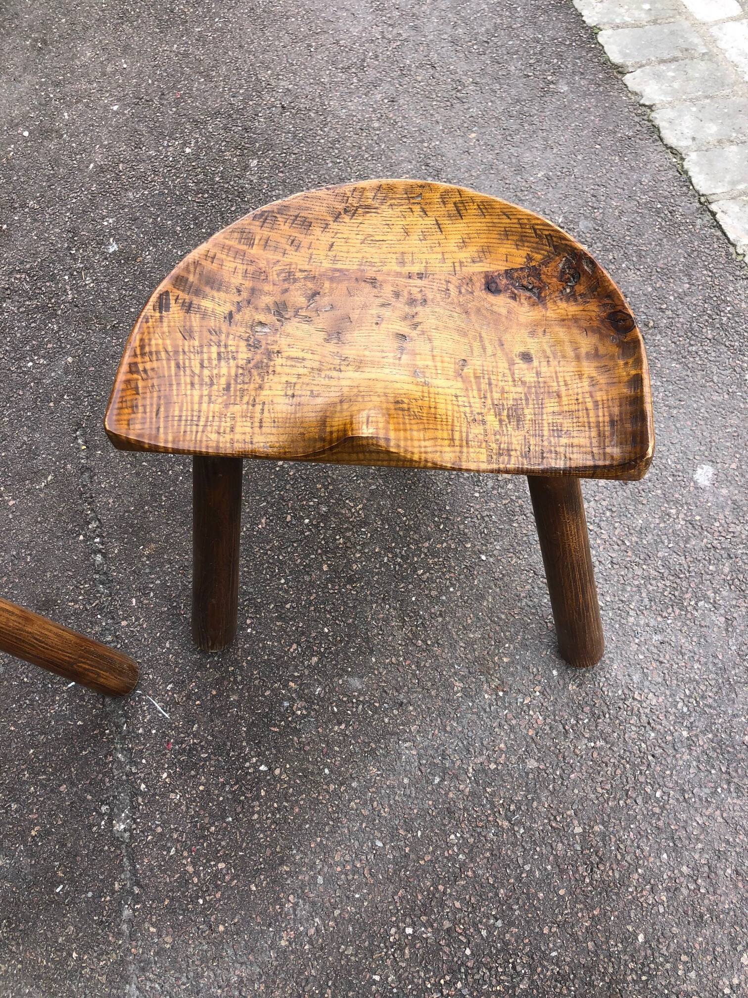 Selou Tripod Brutalist Stool