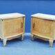 Pair of art deco bedside tables 40s