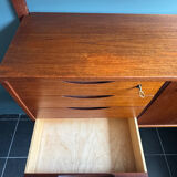 Unité murale modulaire en teck vintage scandinave “Veggen De Luxe”, Norvège