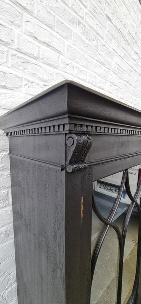 Furniture two body patina black industrial library