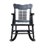 American rocking-chair repainted in black