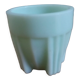 Coquetier opaline vert pâle art déco