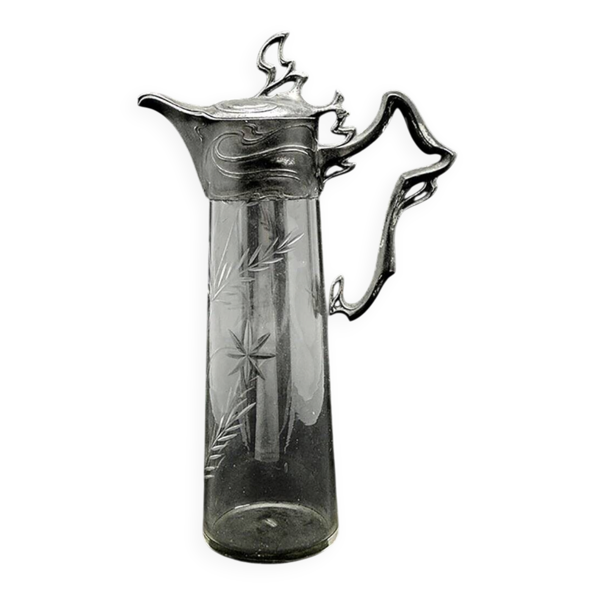 20th century wine pitcher from PWQE, Germany, 1890s