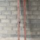 Old wooden skis