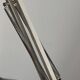 Lampe vintage 1970 d'architecte Ledu gris perle bureau - 80cm