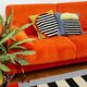 handmade wool cushion cover porthole 45 x 45 cm
