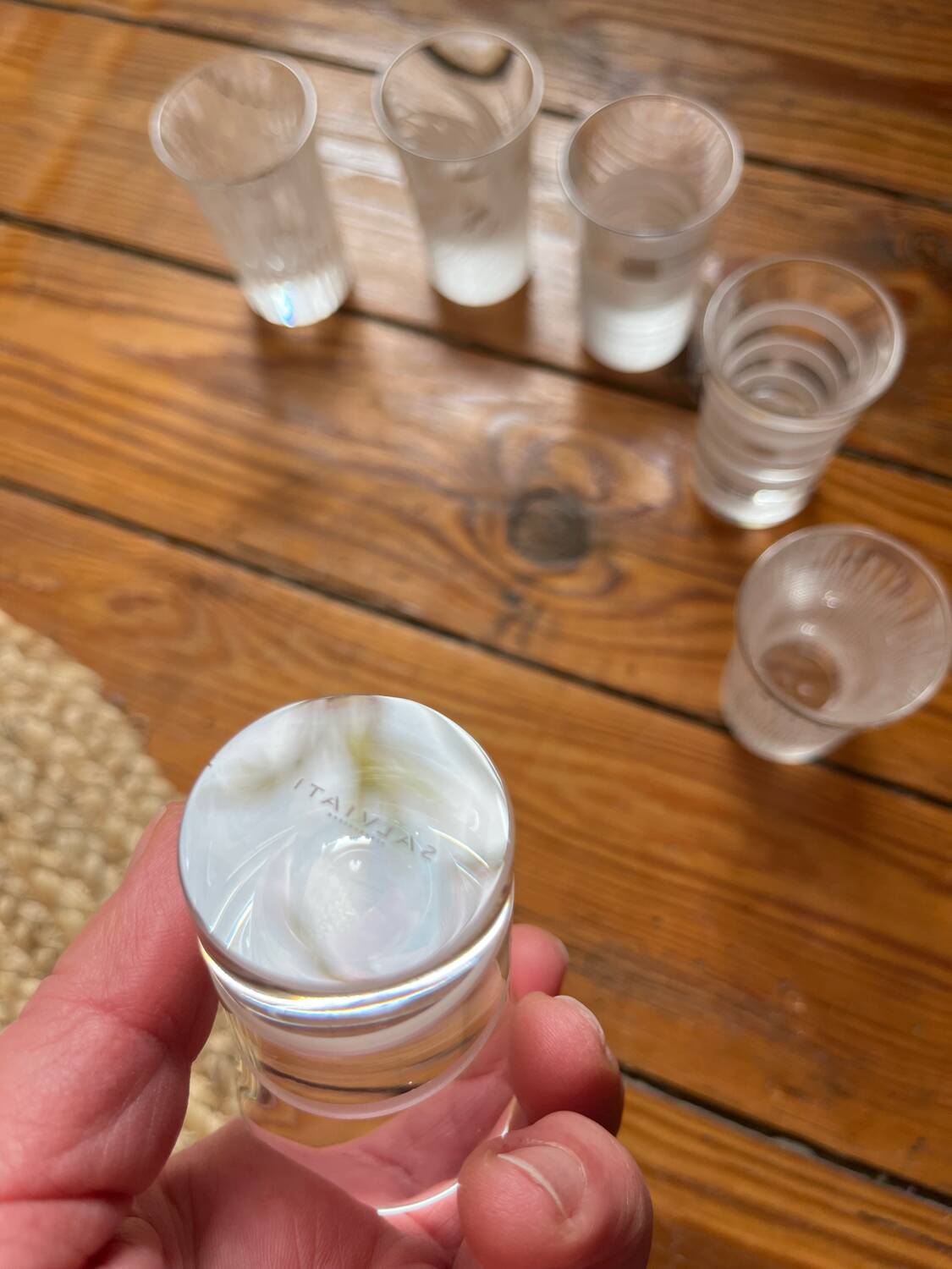 Verres à vodka Salviati