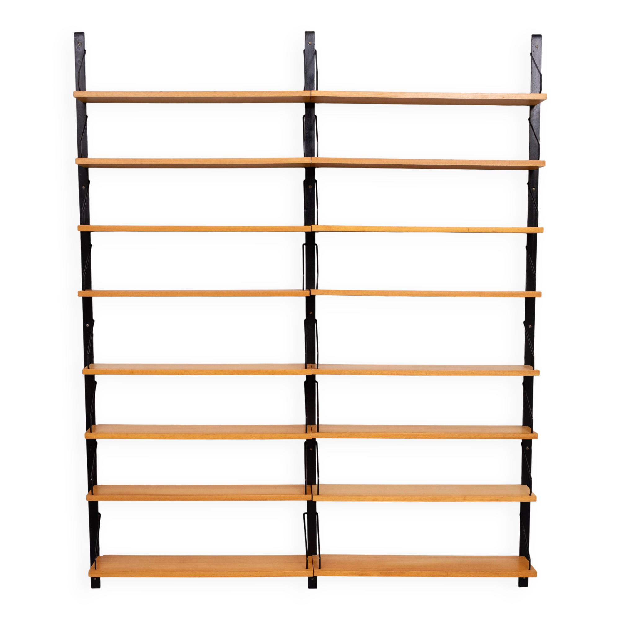 Poul Cadovius Royal System Beech wood Bookcase 1960s