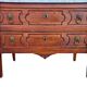 Commode sauteuse Louis XVI en bois fruitier