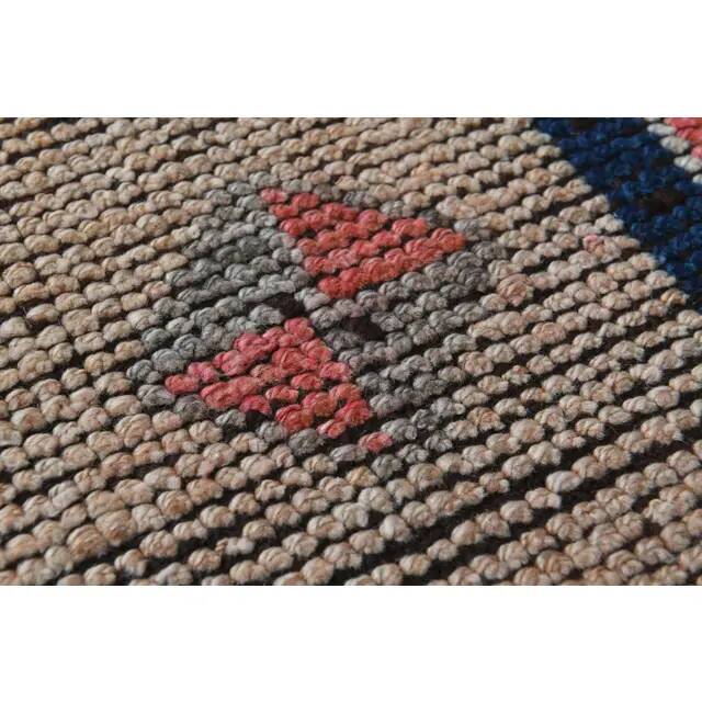 1970s Turkish Oushak Handmade Wool Cotton Pink Runner Rug 90x333