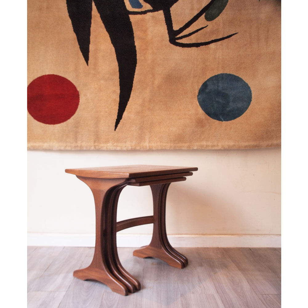 Vintage Scandinavian nesting tables