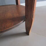 Old oak pedestal table