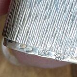 Pyrogène ancien, boîte à feu, porte allumettes en argent massif