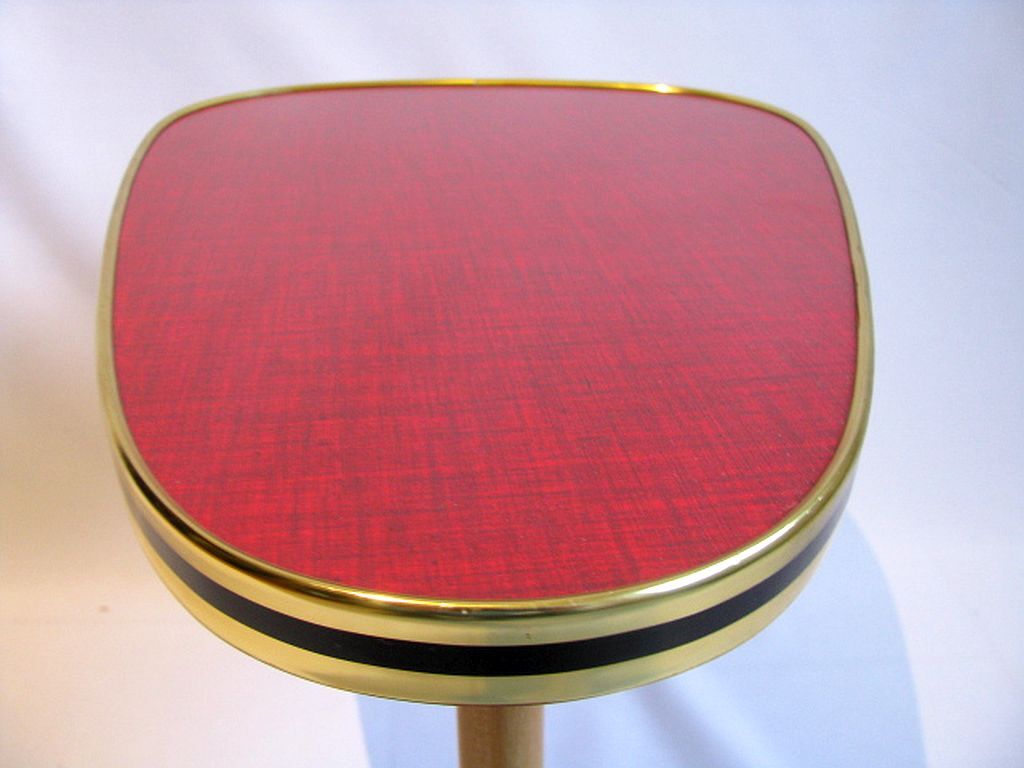 Table d'appoint trépied du milieu du siècle, années 1970